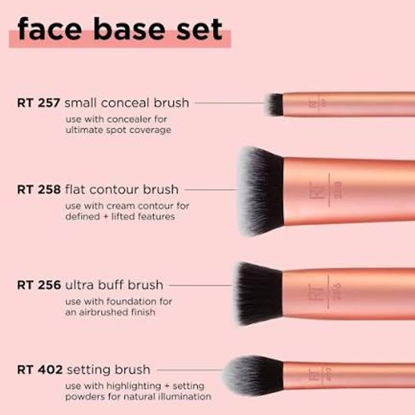 REAL TECH BRUSH SET 4N1 (RED- BUNOS) view 2