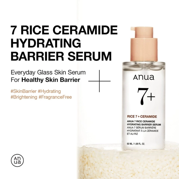 ANUA 7 RICE CERAMIDE HYDRATING BARRIER SERUM 50ML