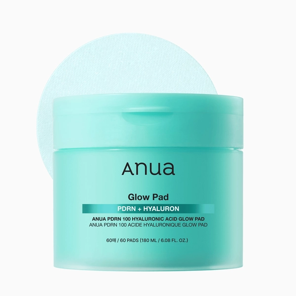 ANUA PDRN 100 HYALURONIC ACID GLOW PAD 180mI (60EA)