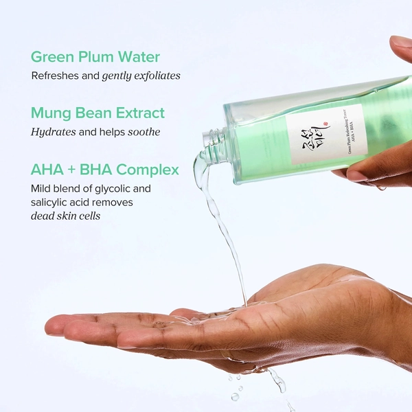 BEAUTY OF JOSEON GREEN PLUM REFRESHING TONER AHA +BHA 150 ML