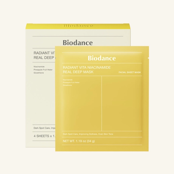 BIODANCE RADIANT VITA REAL DEEP MASK 4 SHEETS 34 g