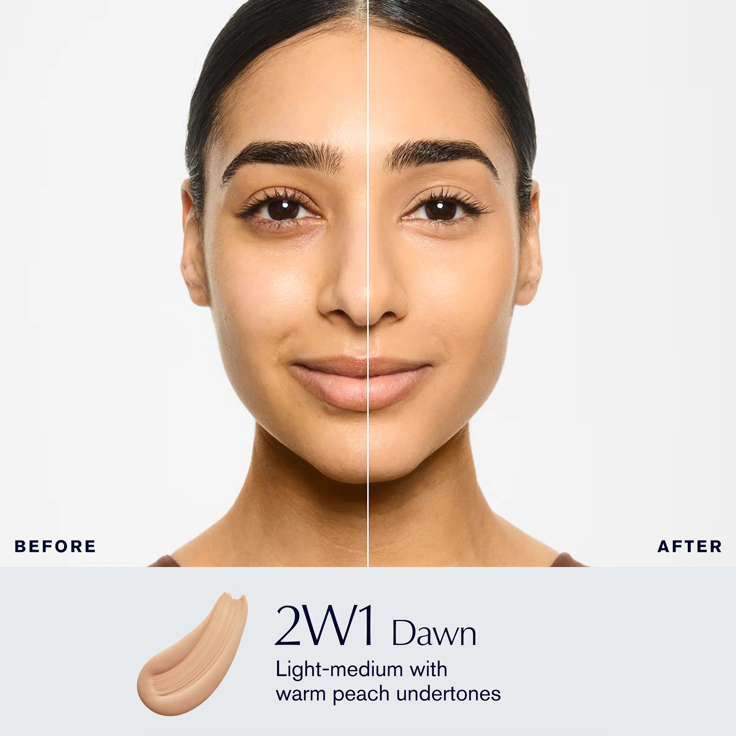 Double Wear makeup 2W1 view 2
