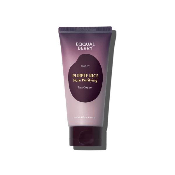 EQQUALBERRY PUROLE RICE PORE PURIFYING CLEANSER 130G