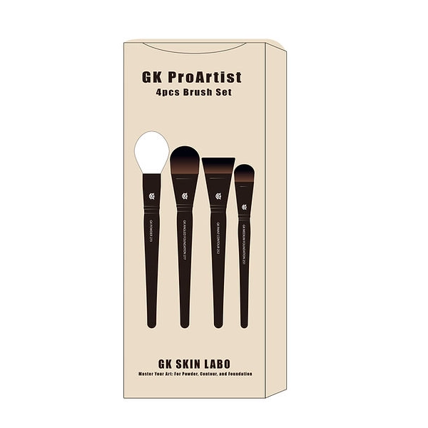 GK PRO ARTIST 4PCS BRUSH SET