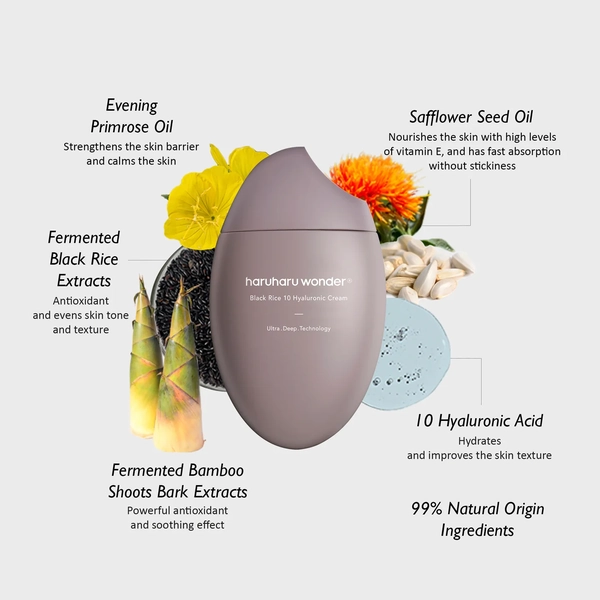 HARUHARU WONDER Black Rice 10 Hyaluronic Cream 50mI
