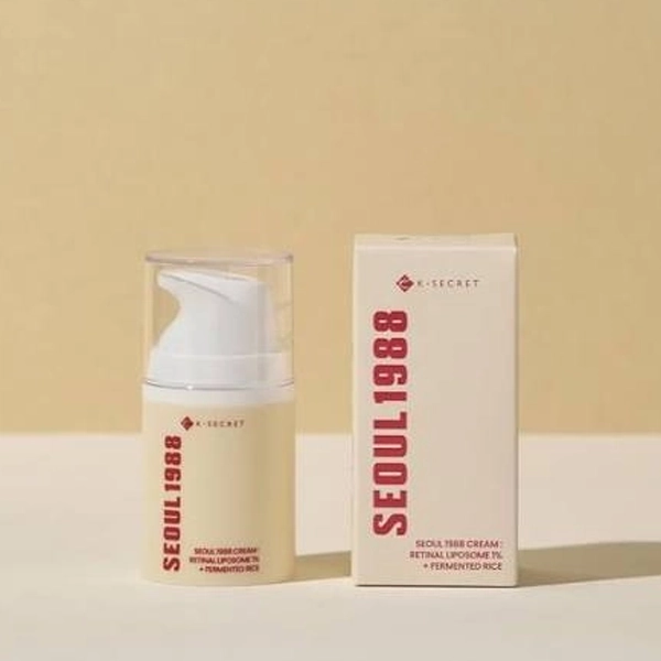 K-SECRET SEOUL 1988 CREAM: RETINAL LIPOSOME 1% + FERMENTED RICE 50 ML