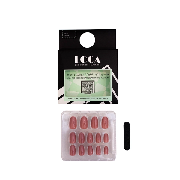 LOCA NAILS PINK Nude Oval (30)