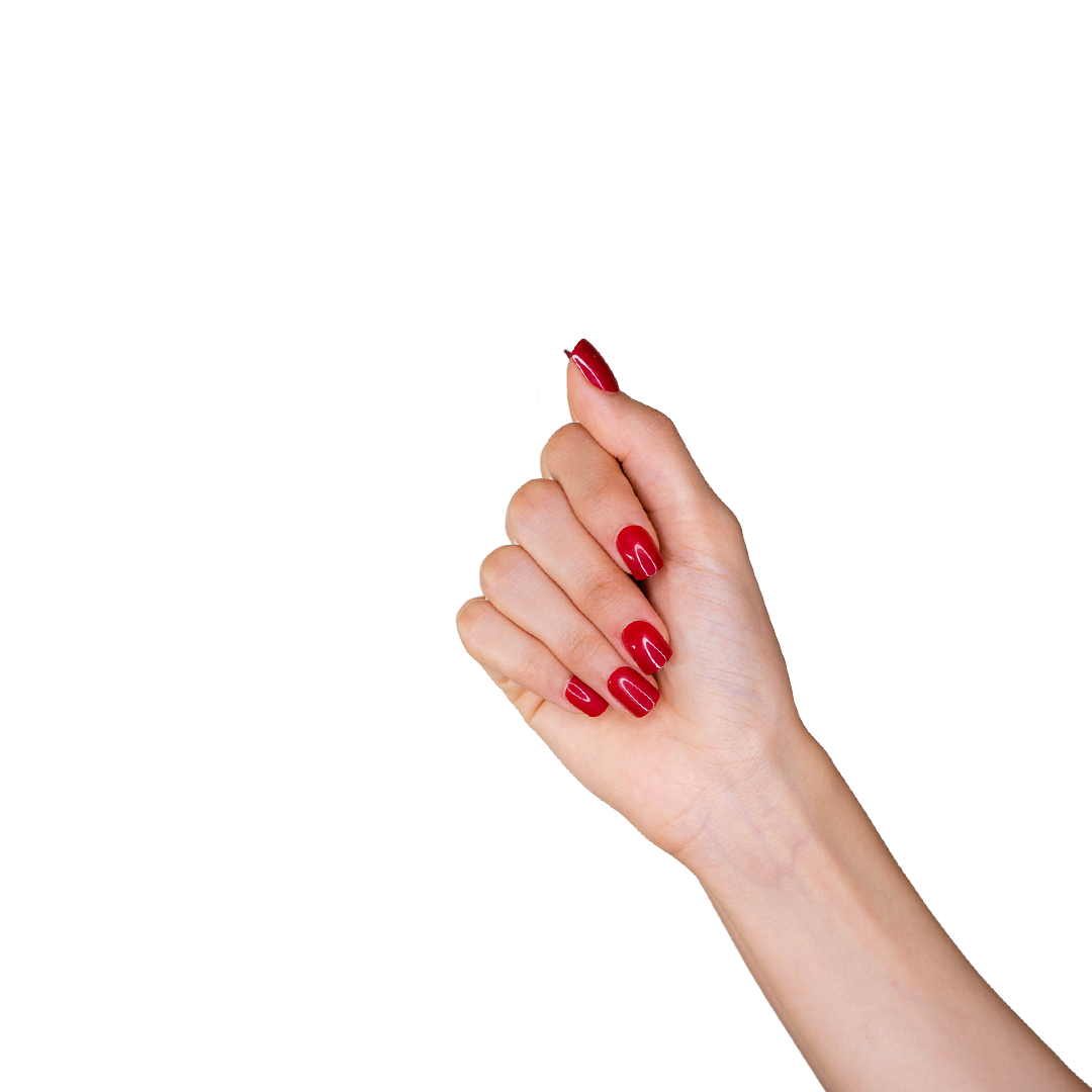 Loca Nails Red Natural shape (8)