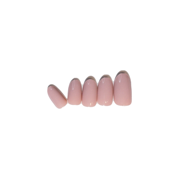 Loca Small Nails N1 Oval shape pink color
