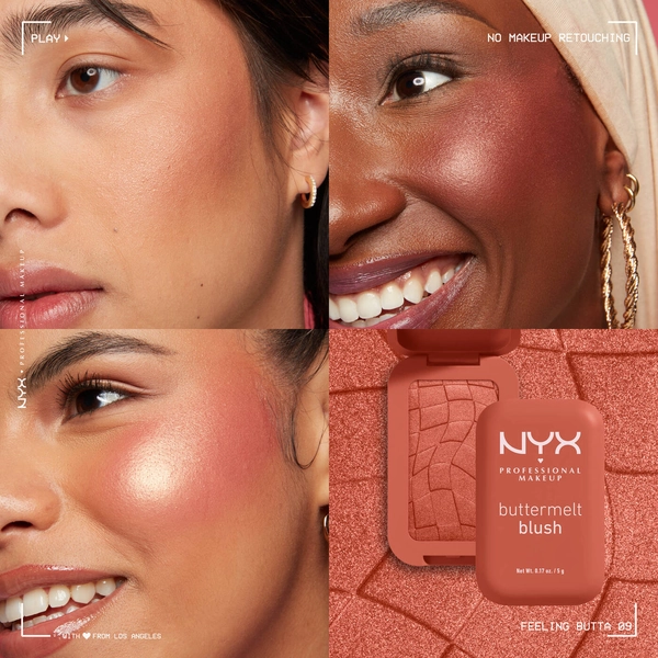 NY BUTTERMELT BLUSH NO.09 FEELING BUTTA