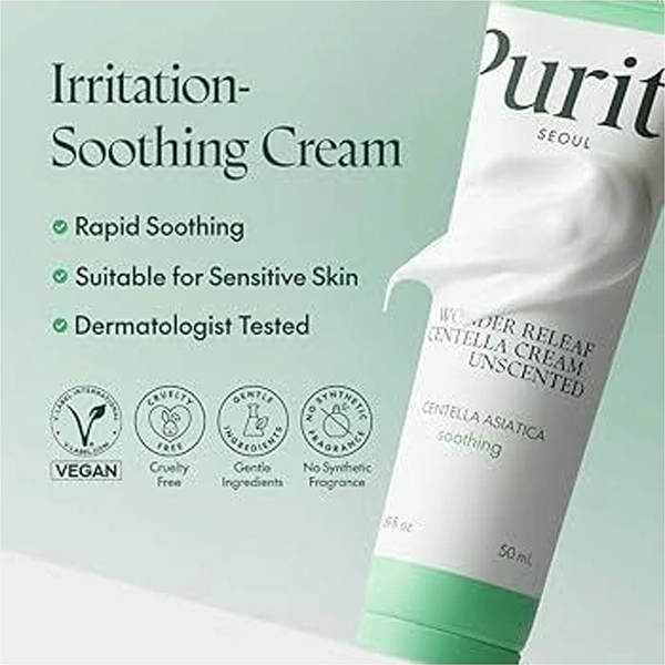 PURITO SEOUL Wonder Releaf Centella Cream Unscented 50 ML
