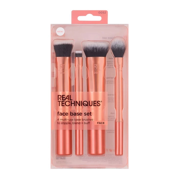 REAL TECHNIQUES BRUSH SET 4N1 (RED- BUNOS)