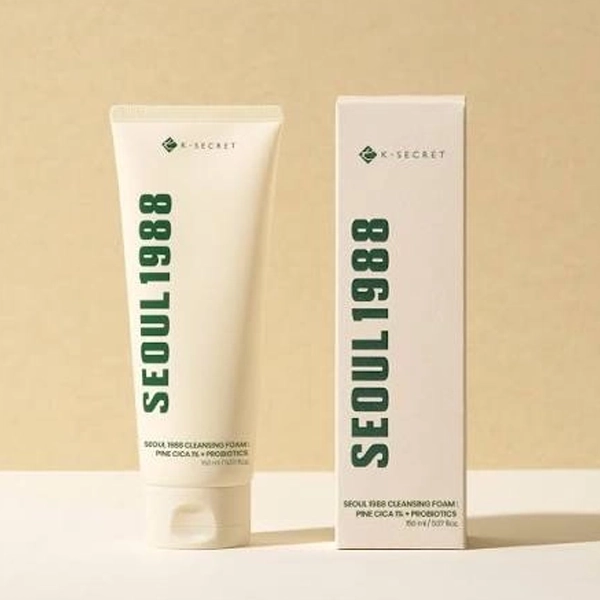K-Secret Seoul 1988 Cleansing FOAM Pine Cica 1%+ Probiotics 150mL