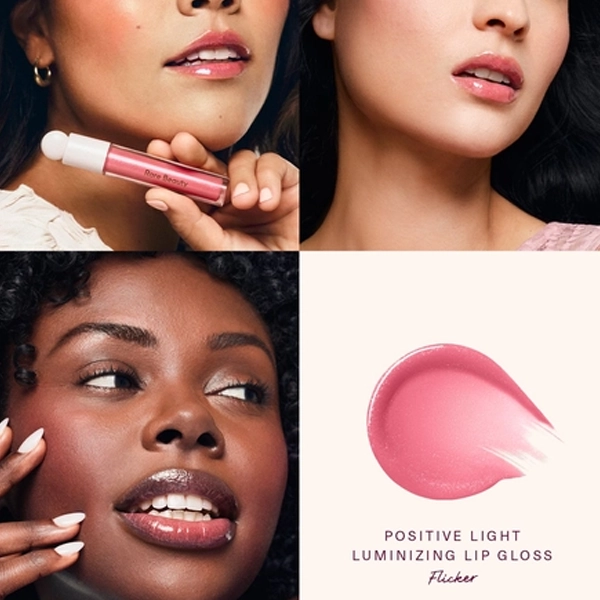 RARE BEAUTY positive Light Luminizing Lip Gloss- Flicker
